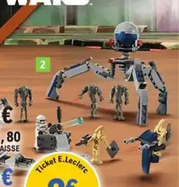 E.Leclerc LEGO STAR WARS Pack de combat des clones troopers et droïdes de combat offre