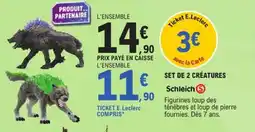 E.Leclerc SCHLEICH Set de 2 créatures offre