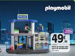 E.Leclerc PLAYMOBIL Poste de police avec salle de recherches offre