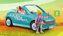 E.Leclerc Cabriolet et jeunes filles avec perche offre