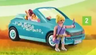 E.Leclerc Cabriolet et jeunes filles avec perche offre