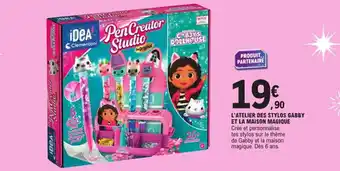E.Leclerc L'atelier des stylos gabby et la maison magique offre