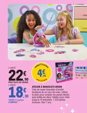E.Leclerc Atelier à bracelets heishi offre