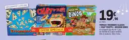 E.Leclerc Tripack triominos classic + chat'trappe + mission dinos offre
