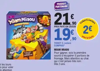 E.Leclerc MIAM MIAOU offre