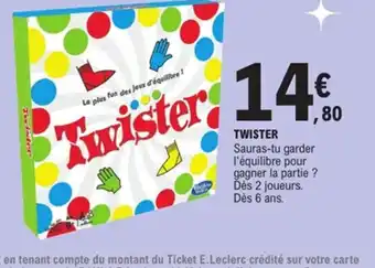 E.Leclerc TWISTER offre