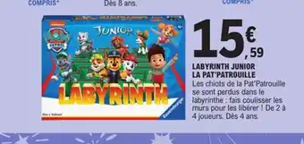 E.Leclerc Labyrinth junior la pat'patrouille offre