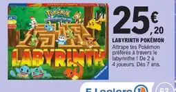 E.Leclerc Labyrinth pokémon offre