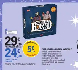 E.Leclerc FORT BOYARD Edition aventure offre