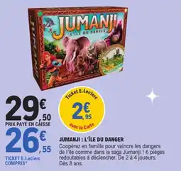E.Leclerc JUMANJI L'île du danger offre
