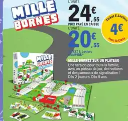 E.Leclerc MILLE BORNES Sur un plateau offre