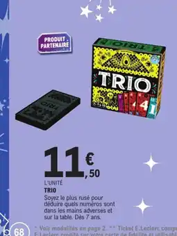 E.Leclerc TRIO offre