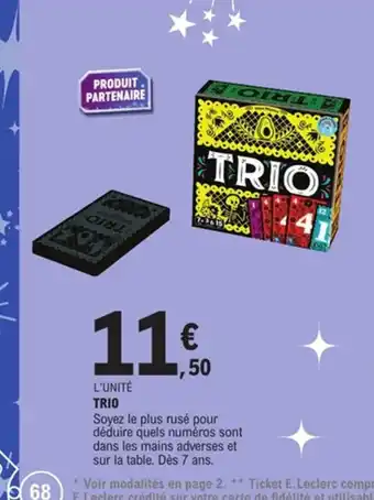 E.Leclerc TRIO offre