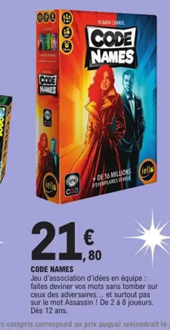 E.Leclerc CODE NAMES offre