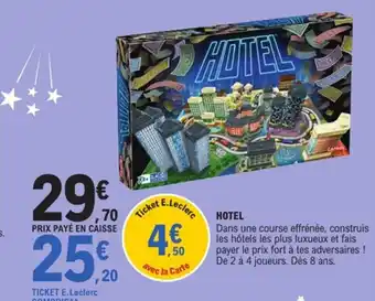 E.Leclerc HOTEL offre