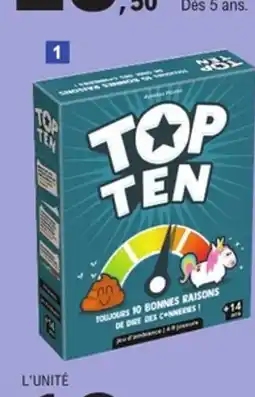 E.Leclerc TOP TEN offre