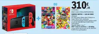 E.Leclerc Console switch + 1 jeu au choix offre