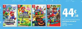 E.Leclerc Sélection de jeux switch offre