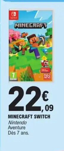 E.Leclerc MINECRAFT Switch offre