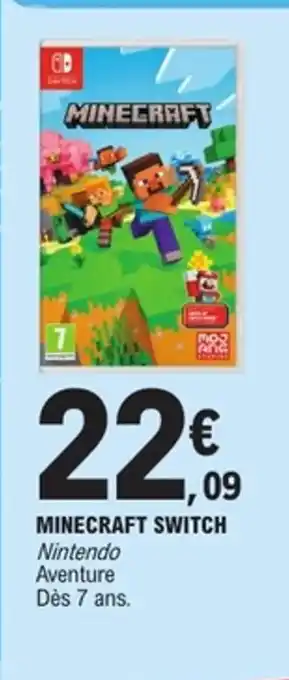E.Leclerc MINECRAFT Switch offre