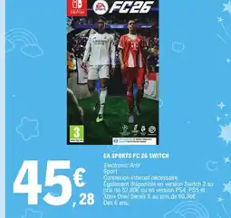 E.Leclerc Ea sports fc 26 switch offre