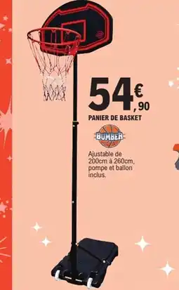 E.Leclerc BUMBER Panier de basket offre