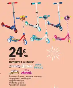 E.Leclerc Trottinette 2 ou 3 roues offre