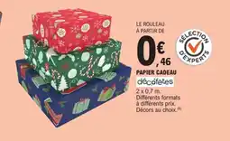 E.Leclerc Papier cadeau offre