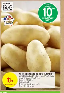 Intermarché Hyper Pomme de terre de consommation offre