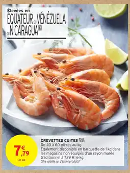 Intermarché Hyper Crevettes cuites offre