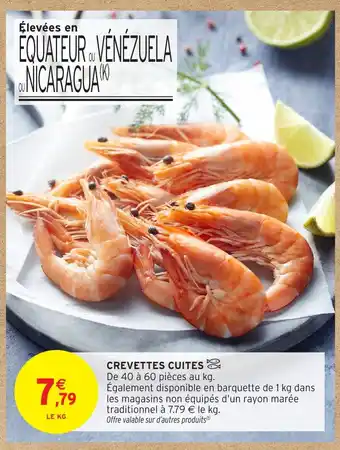 Intermarché Hyper Crevettes cuites offre
