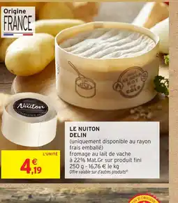 Intermarché Hyper LE NUITON Delin offre
