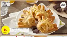 Intermarché Hyper Patte d'ours au chocolat x2 offre