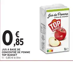 Intermarché Hyper TOP BUDGET Jus à base de concentré de pomme offre
