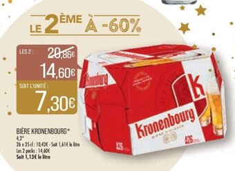 Match Bière Kronenbourg offre