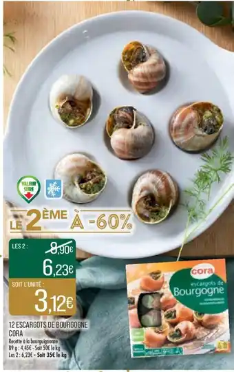 Match 12 Escargots de Bourgogne offre