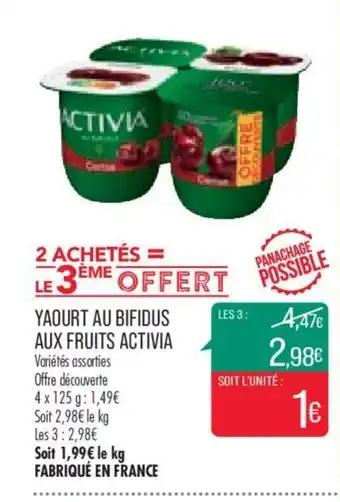 Match Yaourt Au Bifidus offre