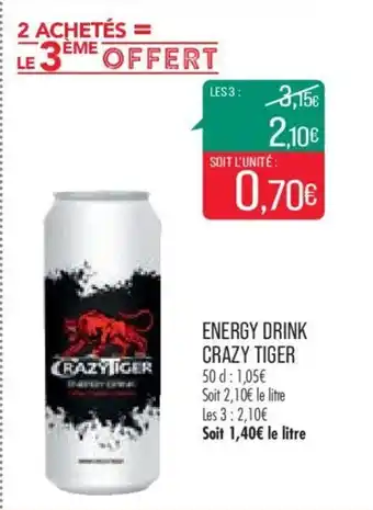 Energy Drink Crazy Tiger