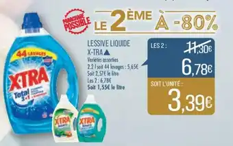 Match Lessive Liquide X-Tra offre