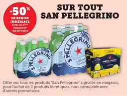 Maximarché Sur tout san pellegrino offre