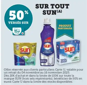 Super U Sur tout sun offre