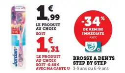 Super U Brosse a dents step by step offre