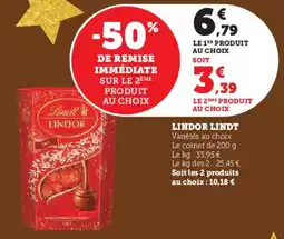 Super U Lindor lindt offre
