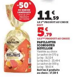 Super U Papillotes iconiques revillon offre