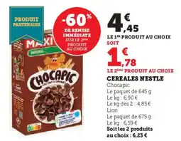 Super U Cereales nestle offre