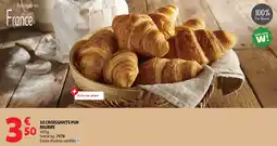 Auchan 10 croissants pur beurre offre