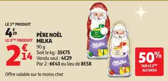 Auchan Père noël milka offre