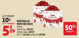 Auchan Raffaello noix de coco offre