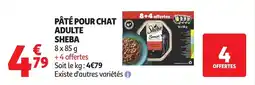 Auchan Pâté pour chat adulte sheba offre