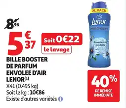 Auchan Bille booster de parfum envolee d'air lenor offre